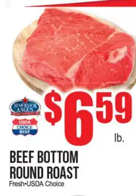 Extra Supermarket BEEF BOTTOM ROUND ROAST offer