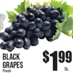 Extra Supermarket BLACK GRAPES offer