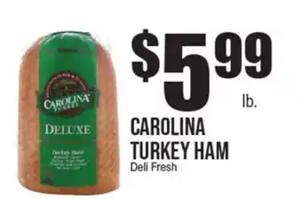 Extra Supermarket CAROLINA TURKEY HAM offer