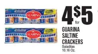 Extra Supermarket GUARINA SALTINE CRACKERS offer