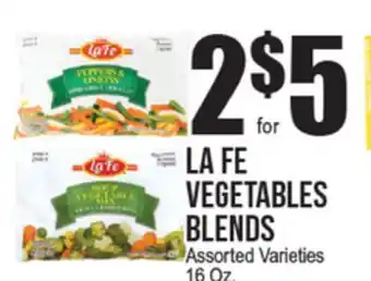 Extra Supermarket LA FE VEGETABLES BLENDS offer