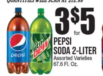 Extra Supermarket PEPSI SODA 2-LITER offer