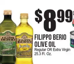 Extra Supermarket FILIPPO BERIO OLIVE OIL offer