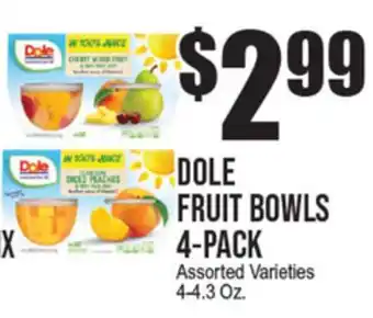 Extra Supermarket DOLE FRUIT BOWLS offer