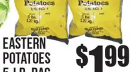Extra Supermarket EASTERN POTATOES 5 LB. BAG offer