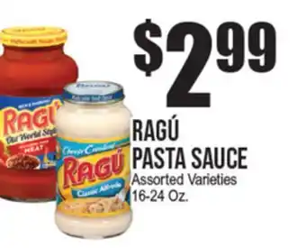 Extra Supermarket RAGÚ PASTA SAUCE offer