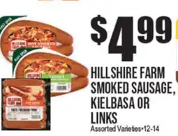 Extra Supermarket HILLSHIRE FARM SMOKED SAUSAGE, KIELBASA OR LINKS offer