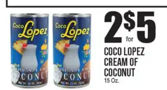Extra Supermarket COCO LOPEZ CREAM OF COCONUT offer