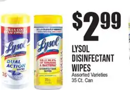 Extra Supermarket LYSOL DISINFECTANT WIPES offer