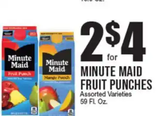Extra Supermarket MINUTE MAID FRUIT PUNCHES offer