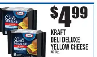 Extra Supermarket KRAFT DELI DELUXE YELLOW CHEESE offer