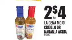 Extra Supermarket LA CENA MOJO CRIOLLO OR NARANJA AGRIA offer