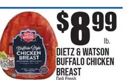 Extra Supermarket DIETZ & WATSON BUFFALO CHICKEN BREAST offer