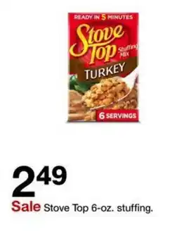 Target Stove Top stuffing offer