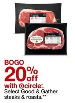 Target Select Good & Gather steaks & roasts offer