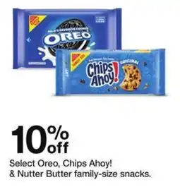 Target Select Oreo, Chips Ahoy! & Nutter Butter family-size snacks offer