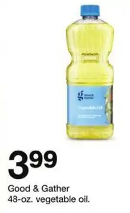 Target Good & Gather vegetable oil offer