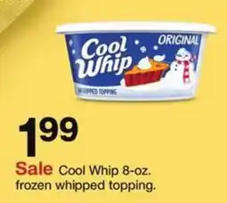 Target Cool Whip frozen whipped topping offer
