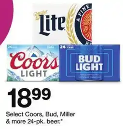 Target Select Coors, Bud, Miller & more beer offer