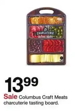 Target Columbus Craft Meats charcuterie tasting board offer