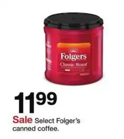 Target Select Folger's canned coffee offer