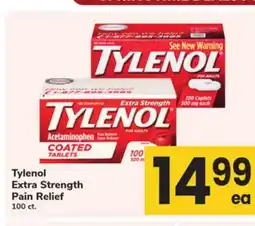 ACME Tylenol Extra Strength Pain Relief offer