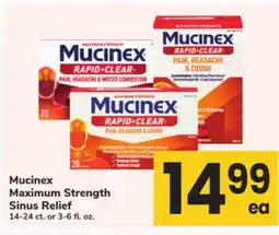ACME Mucinex Maximum Strength Sinus Relief offer