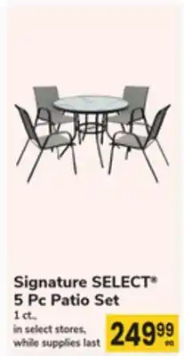 ACME Signature SELECT 5 Pc Patio Set offer