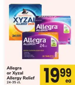 ACME Allegra or Xyzal Allergy Relief offer