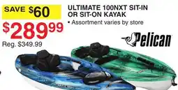 Dunham's Sports ULTIMATE 100NXT SIT-IN OR SIT-ON KAYAK offer