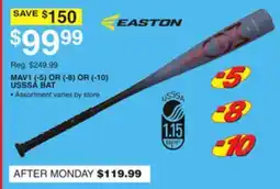 Dunham's Sports EASTON MAV1 (-5) OR (-8) OR (-10) USSSA BAT offer