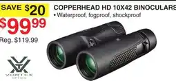Dunham's Sports VORTEX COPPERHEAD HD 10X42 BINOCULARS offer