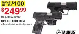 Dunham's Sports TAURUS G2X OR G3C 9MM offer