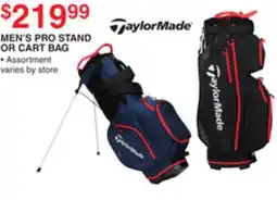 Dunham's Sports TAYLOR MADE MEN'S PRO STAND OR CART BAG offer