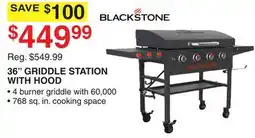 Dunham's Sports BLACKSTONE 36 GRIDDLE STATION WITH HOOD offer