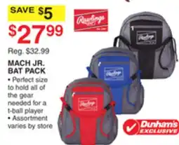 Dunham's Sports MACH JR. BAT PACK offer