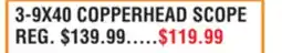 Dunham's Sports 3-9X40 COPPERHEAD SCOPE offer