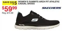 Dunham's Sports SKECHERS WOMEN'S SUMMITS ARCH FIT ATHLETIC CASUAL SHOES offer