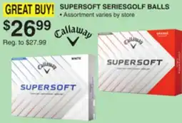 Dunham's Sports SUPERSOFT SERIESGOLF BALLS offer