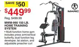 Dunham's Sports MARCY MWM-990 150 LB. HOME TRAINING SYSTEM offer