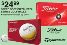 Dunham's Sports SPEED SOFT OR TRUFEEL SERIES GOLF BALLS offer