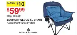 Dunham's Sports BLACK SIERRA EQUIPMENT COMFORT CLOUD XL CHAIR offer