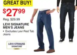 Dunham's Sports LEVI SIGNATURE MEN'S JEANS offer
