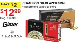 Dunham's Sports BLAZER CHAMPION OR BLAZER 9MM offer