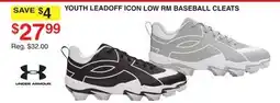 Dunham's Sports UNDER ARMOUR YOUTH LEADOFF ICON LOW RM BASEBALL CLEATS offer