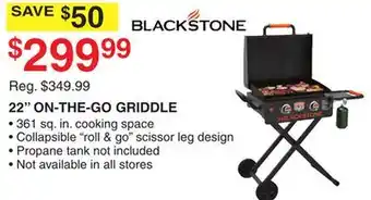Dunham's Sports 22 ON-THE-GO GRIDDLE offer