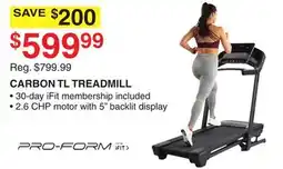 Dunham's Sports CARBON TL TREADMILL offer