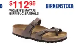 Dunham's Sports BIRKENSTOCK WOMEN'S MAYARI BIRKIBUC SANDALS offer