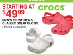 Dunham's Sports MEN'S OR WOMEN'S CLASSIC SOLID CLOGS offer