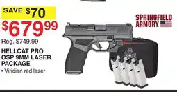 Dunham's Sports HELLCAT PRO OSP 9MM LASER PACKAGE offer